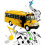 Big Daddy Huge Yellow School Bus w/ Lights and Cool Openable Doors Pull Back Toy 8