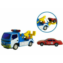 Big Daddy Police Wrecker Truck And Toy Car Combo Set Tow Truck Kids