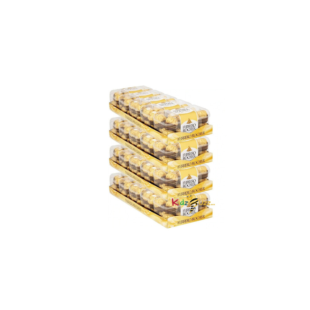 (Pack of 5) Ferrero Rocher 16 Piece Hazelnut Chocolate Box