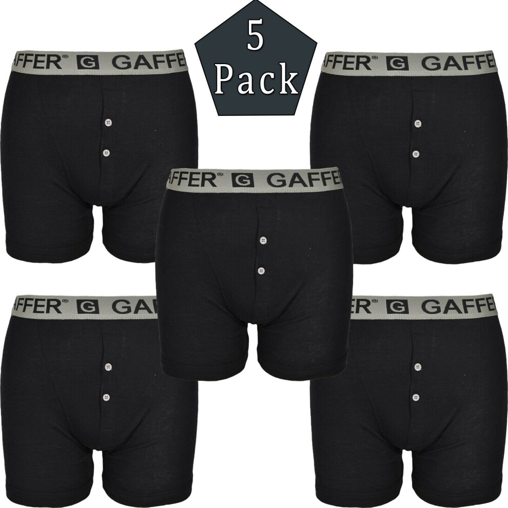 (Silver 5 Pack, S) Mens Boxer Premium Quality Underwear Pants