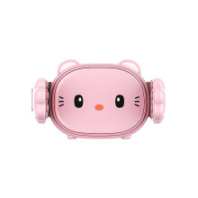(Pink) Cute Cartoon Car Phone Holder Mount Air Outlet Clip Phone Support Stand