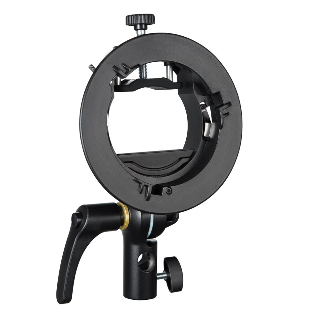 Godox S2 Speedlite Bracket S-type Holder fr Godox Round Head Speedlite