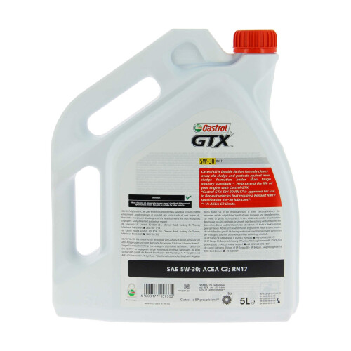 Castrol Castrol GTX 5W-30 RN17 Engine Oil 5L 2
