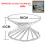 (Silver) Round Coffee Table Stainless Steel Living Room 3