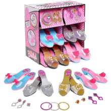 Princess Shoe and Jewellery Boutique with 4 Pairs of Shoes, Rings, Bracelets & Earrings Included