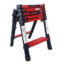 5+6 Steps A-frame Folding Aluminium Telescopic Ladder