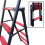 1.7M 4+5 Steps Compact Folding Step Ladder A-Frame EN131 Certificated 6