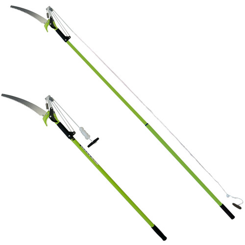 TELESCOPIC GARDEN LOPPER EXTENDABLE TREE BRANCH PRUNER CUTTER INC SAW ATTACHMENT