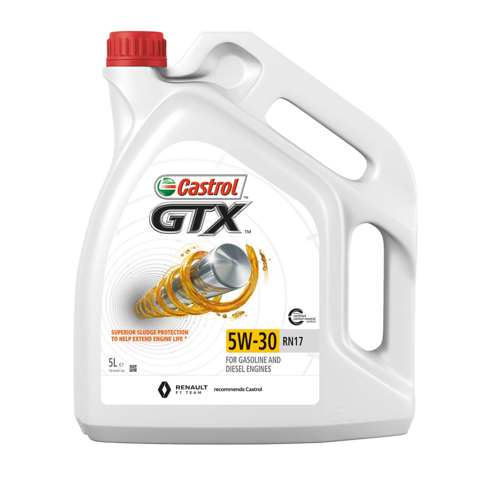 Castrol GTX 5W-30 RN17 Engine Oil 5L