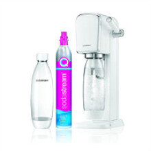 Saturatore d'acqua - Sodastream - ART Bianco - QuickConnect - Bottiglia 1L senza BPA - Design elegante