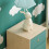 (Teal & Oak) Neptune 2 Drawer Bedside Cabinet Side Lamp Storage 2