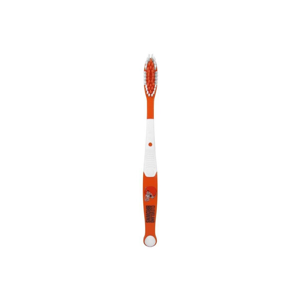 Siskiyousports Siskiyou Ftbr025 Unisex Nfl Cleveland Browns Mvp Adult Toothbrush