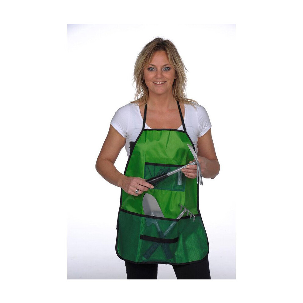 Waterproof Garden Apron with 5 Pocket for Tools Gardening Belt Clip One Size UK
