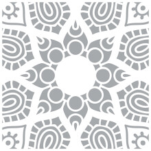 MARRAKESH Reusable Tile Stencil for Walls, Floors, Patios and Furniture