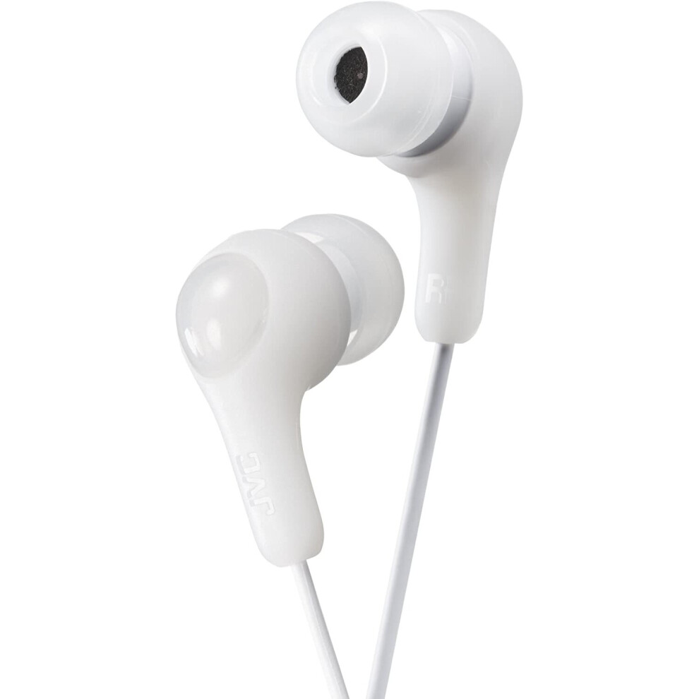 (Coconut White) JVC HA-FX7 Gumy Plus In Ear Headphones - 4 Colours