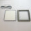 Loops (5 Lights & Driver) BRUSHED NICKEL Slim Square Under Cabinet Down Light & Driver - Warm White LED 6