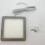 Loops (5 Lights & Driver) BRUSHED NICKEL Slim Square Under Cabinet Down Light & Driver - Warm White LED 7