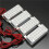 New 4x 22LED White Flashing Light Car Strobe Light with Controller 12V 5