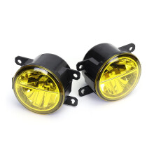 New Right/Left LED Front Fog Light Lamp Lens with H8/H11 Bulbs Amber Universal For Honda Civic Fit Odyssey