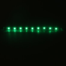 New 14Pcs 12 Inch Green 5050 126LED Slim Strip Decoration Lights Car Neon Accent Undercar Glow Lighting Universal 12V