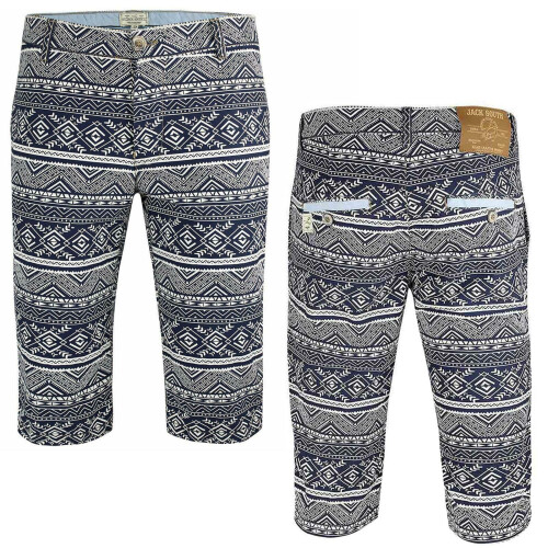 (Blue, 28) Mens Chino Shorts Summer Casual Cotton Pants