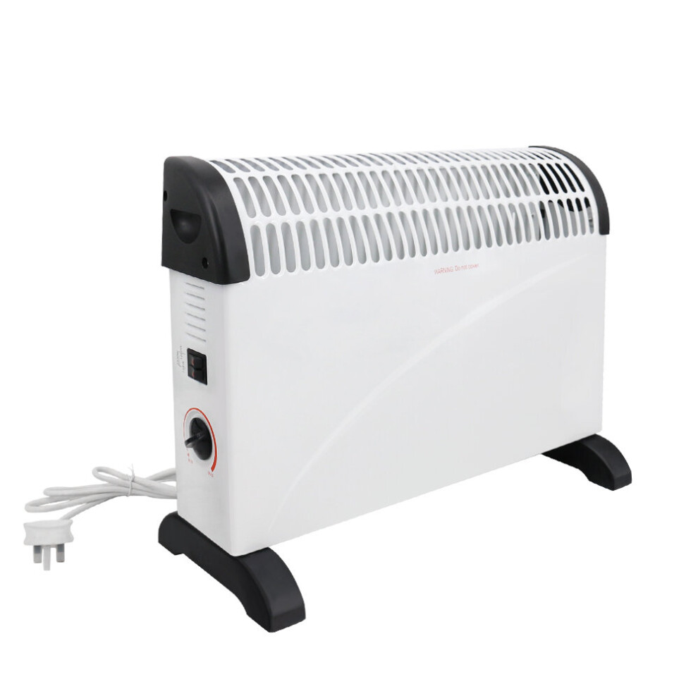 NRG Free Standing Electric Convector Heater with Thermostat & 3 Power Setting for Home Office(2KW)