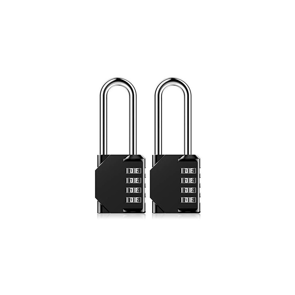 Combination Padlock Heavy Duty Lock - Beskoohome Weatherproof Padlock, Resettable Lock, 2.5Inch Long Shackle 4-Digit Zinc Alloy Combination Lock For S 7907512551286