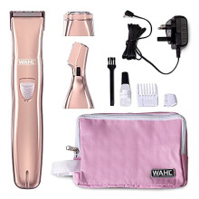 Wahl 3-in-1 Ladies Face and Body Hair Remover, Womens Hair Removal Trimmer, Female Rotary Shaver, Eyebrow Shaper, Comb Attachment, Facial Hair T