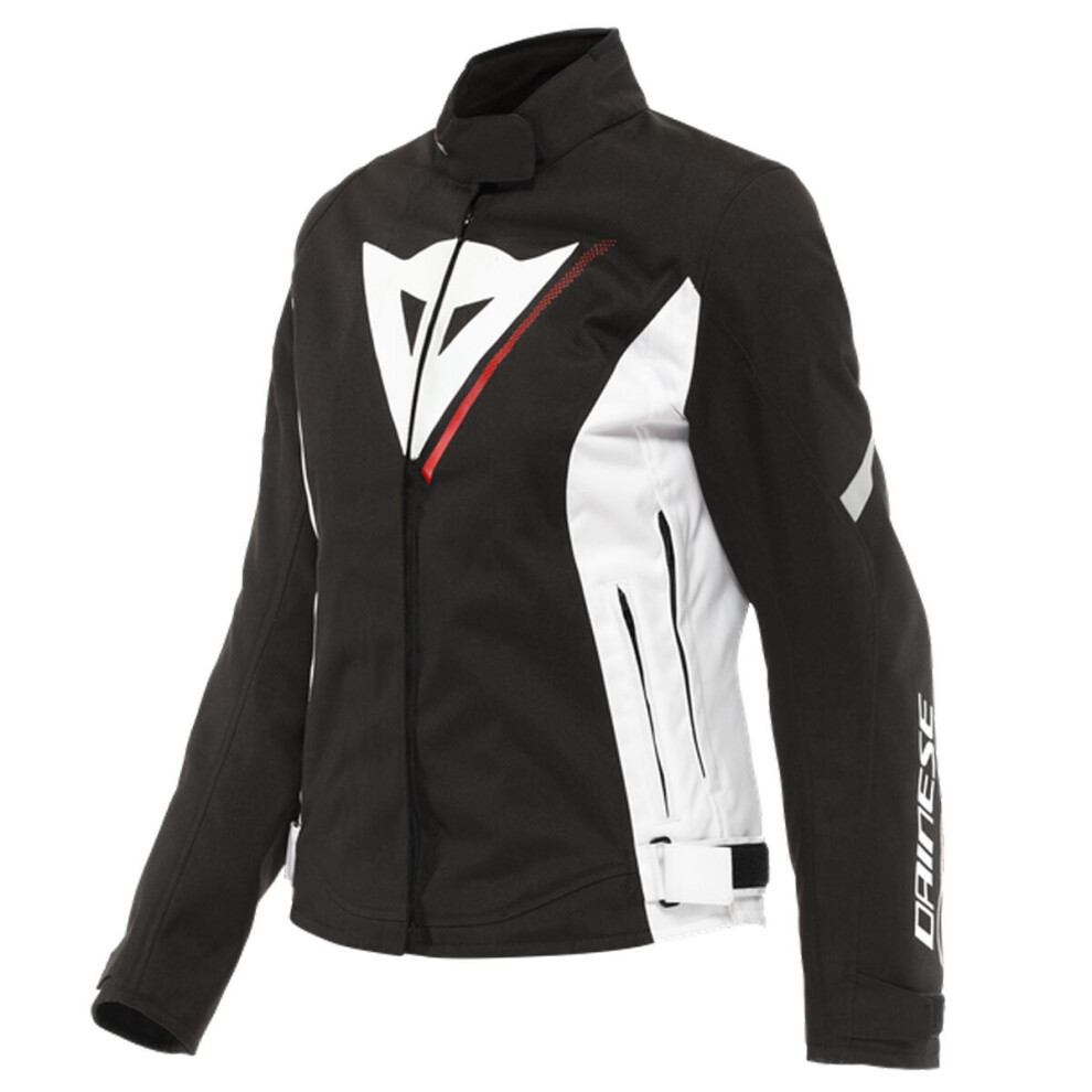 (14) Dainese Veloce D-Dry Xt Ladies Textile Jacket Black / White / Lava Red White,Black,Red 8051019384362