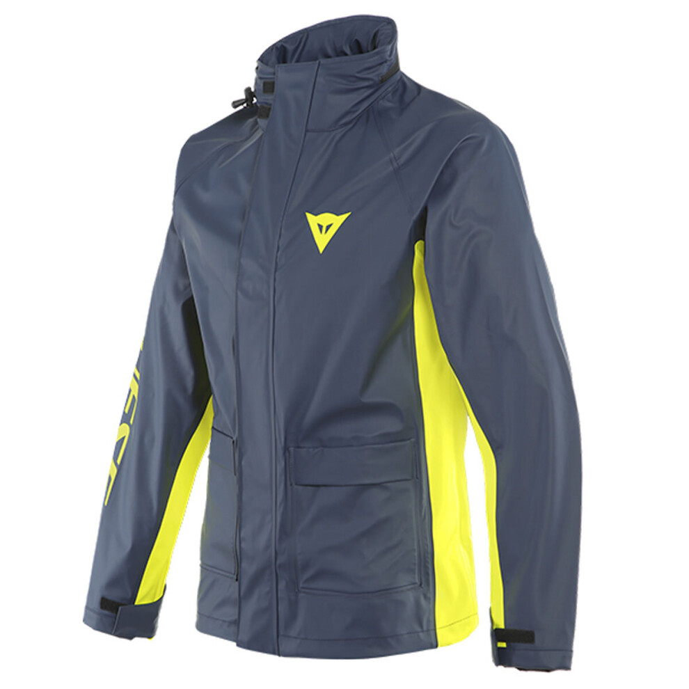 (2Xs) Dainese Storm 2 Rain Over Jacket Black Iris / Fluo Yellow Blue,Black,Yellow 8051019256836