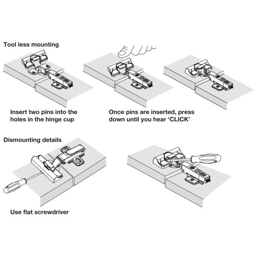 Hafele Titus  Soft Close Hinge Add On Damper 2