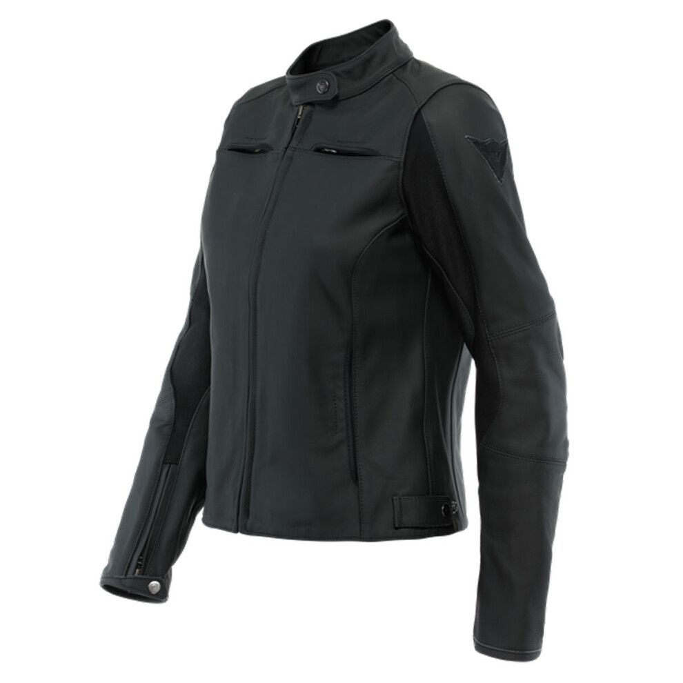 (10) Dainese Razon 2 Ladies Leather Jacket Black 8051019421357