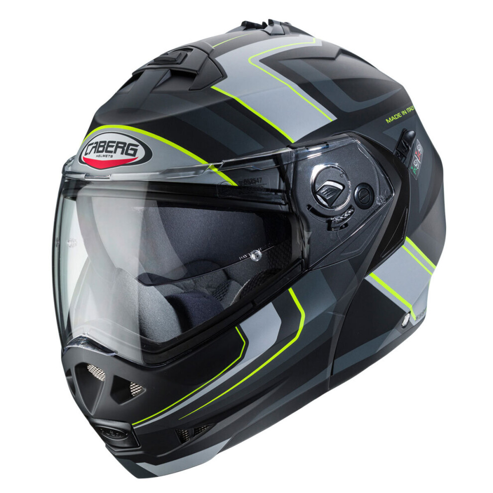 (Xs) Caberg Duke 2 Tour Matt Black / Fluo Yellow / Anthracite Black,Yellow 5032173804944
