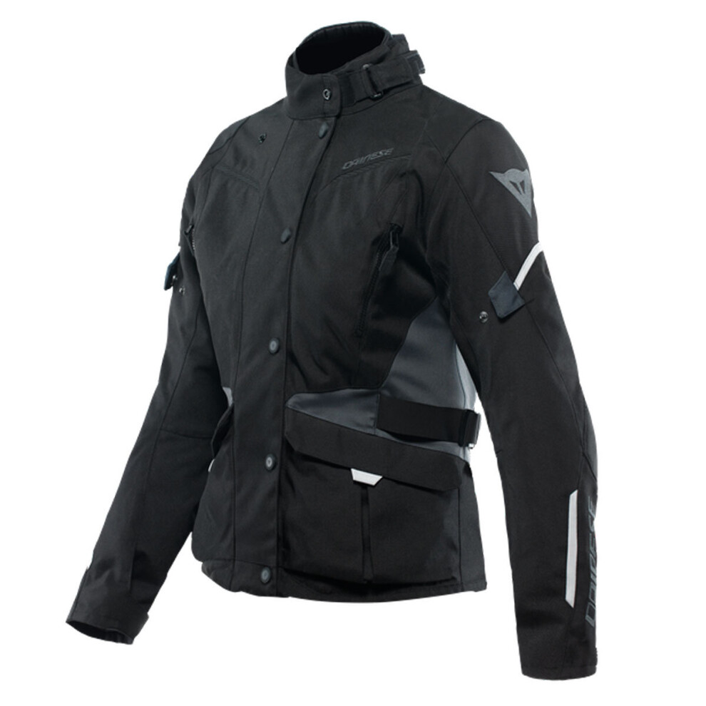 (8) Dainese Tempest 3 D-Dry Ladies Textile Jacket / / Ebony Black 8051019402547