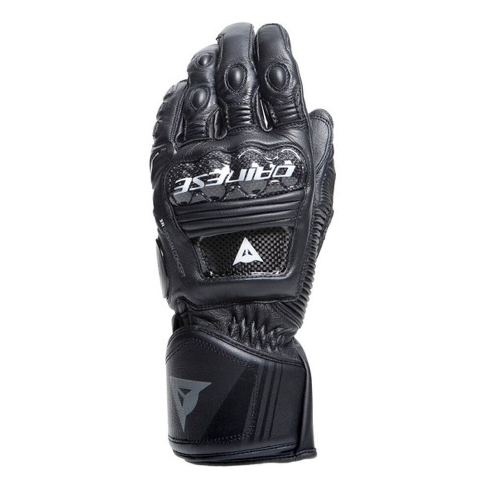 (L) Dainese Druid 4 Leather Gloves Black / Black / Charcoal Grey Black,Grey 8051019426499