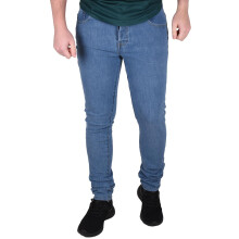 (Light Wash, 32WX32L) Mens Skinny Slim Fit Jeans Stretch Denim Pants