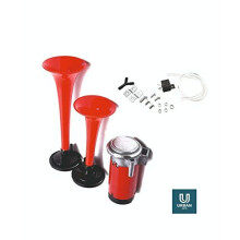 Air Horns Dual Trumpet Horn Compressor Twin Tone 12V Fits Car Van Truck