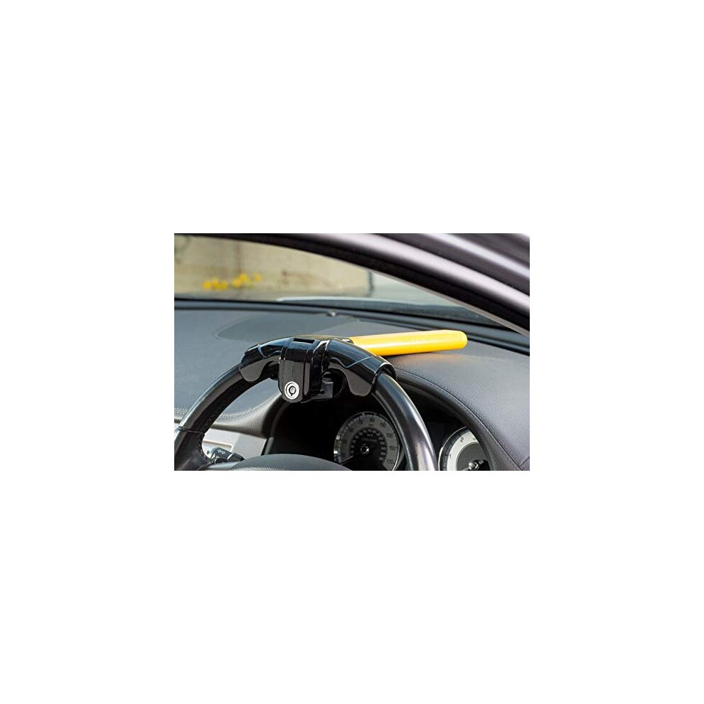 Steering Wheel Lock Heavy Duty Compatible With Citroen Ds3 (10-17)