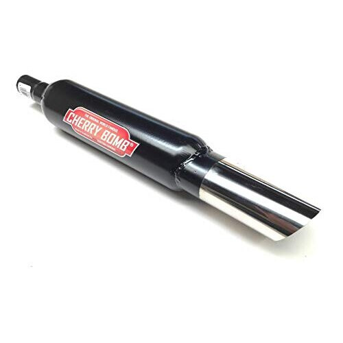 Cherry Bomb Universal Performance Exhaust Box Slash Cut Black Std Fits Mazda
