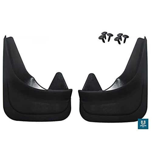 Mud Flaps Compatible With Citroen C1 Universal Fitment Moulded Shape Front Or Rear on OnBuy