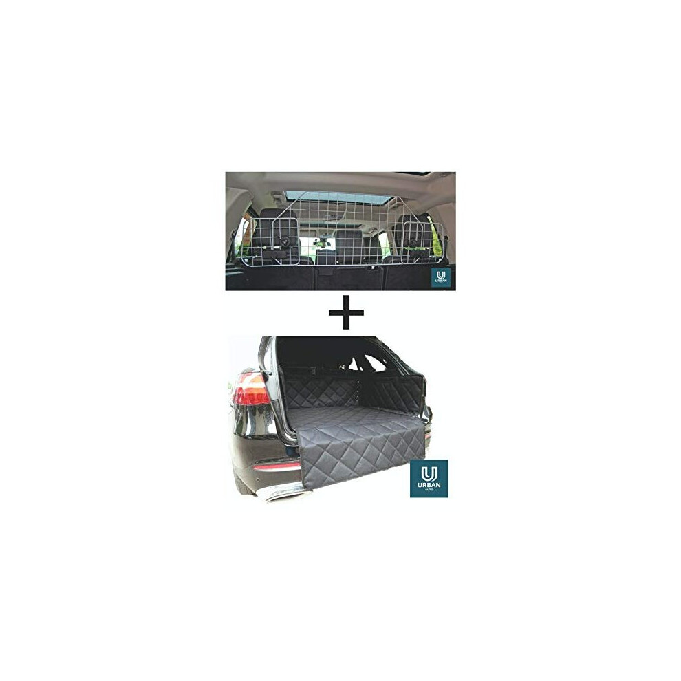 Quilted Boot Liner and Dog Guard to fit Ford Connect (03-12)-image-OPC-P9B66P6-NEW