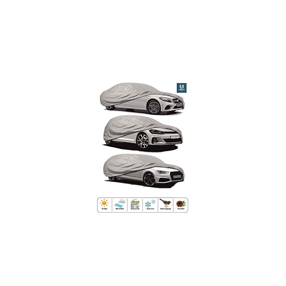 Water Resistant Full Car Cover To Fit Vauxhall Astra Protect From Snow Ice Birds 5059531375472