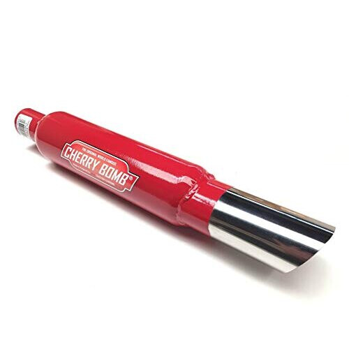 Cherry Bomb Universal Performance Exhaust Slash Cut Red Std Fits Fits Citro?n 1