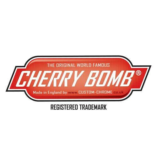 Cherry Bomb Universal Performance Exhaust Slash Cut Red Std Fits Fits Citro?n 2