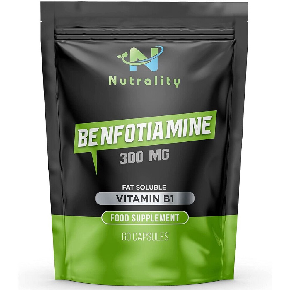 Nutrality Benfotiamine 300Mg Â Supports Cellular Energy, Nerve Function & Immune Health