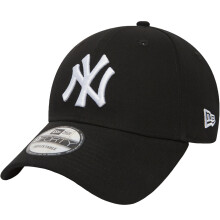 New Era New York Yankees Essentials Adjustable 9FORTY Cap - Black, Officially Licensed, Curved Visor