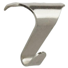 (PACK OF 1) Taskar Large Chrome Picture Rail Hooks For Picture Hanging