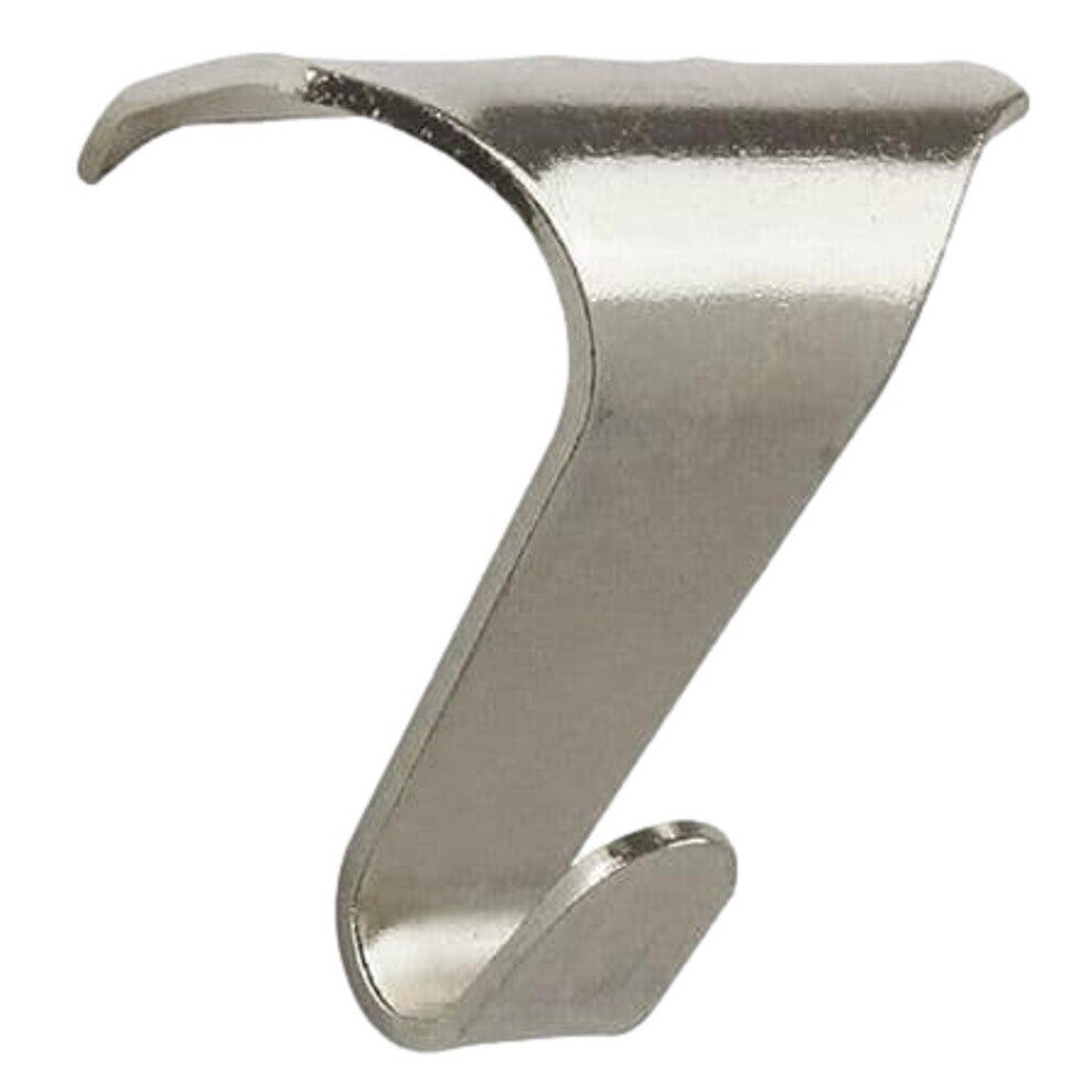 (PACK OF 2) Taskar Large Chrome Picture Rail Hooks For Picture Hanging