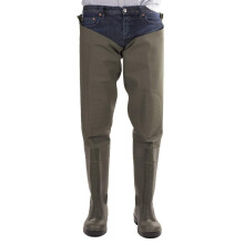 Amblers Safety Forth Thigh Safety Wader Green