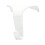 (PACK OF 2) Taskar Large White Picture Rail Hooks 2